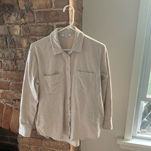 Madewell women’s Flannel Sunday Shirt in Speckle